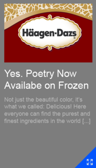 Haagen Danz, ice cream, Jakarta, Indonesia