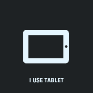 view on tablet, pad